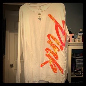 Pink long sleeve shirt